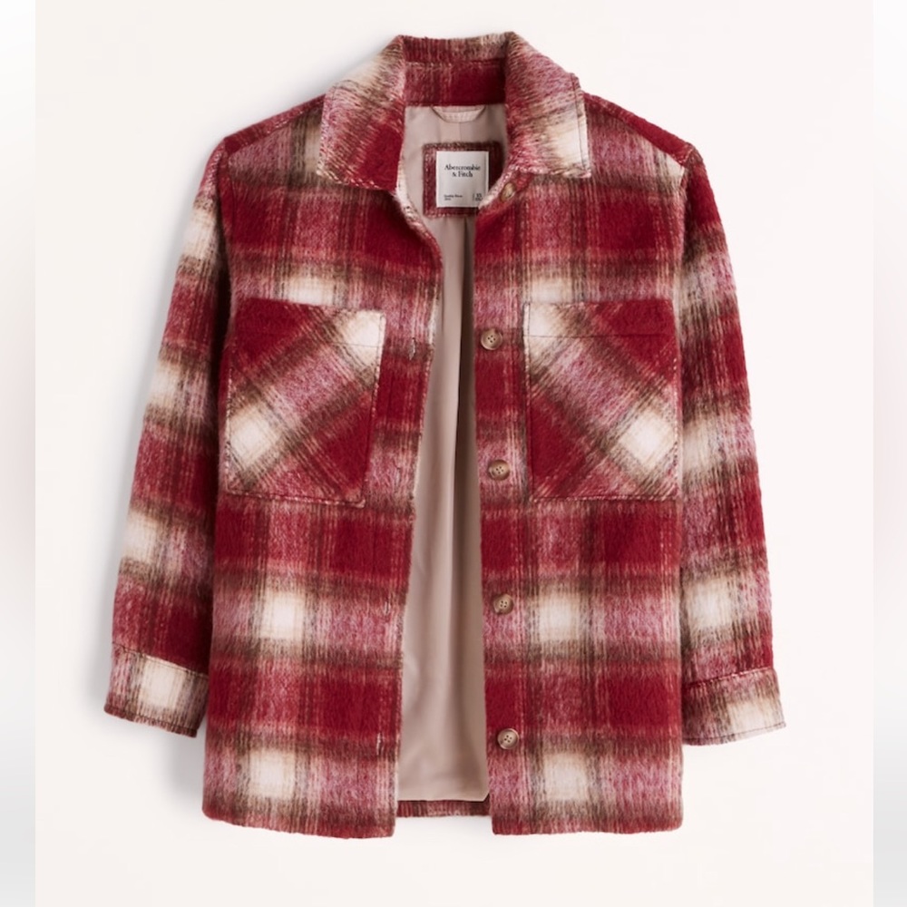 NWT Abercrombie & Fitch Cozy Shirt Jacket